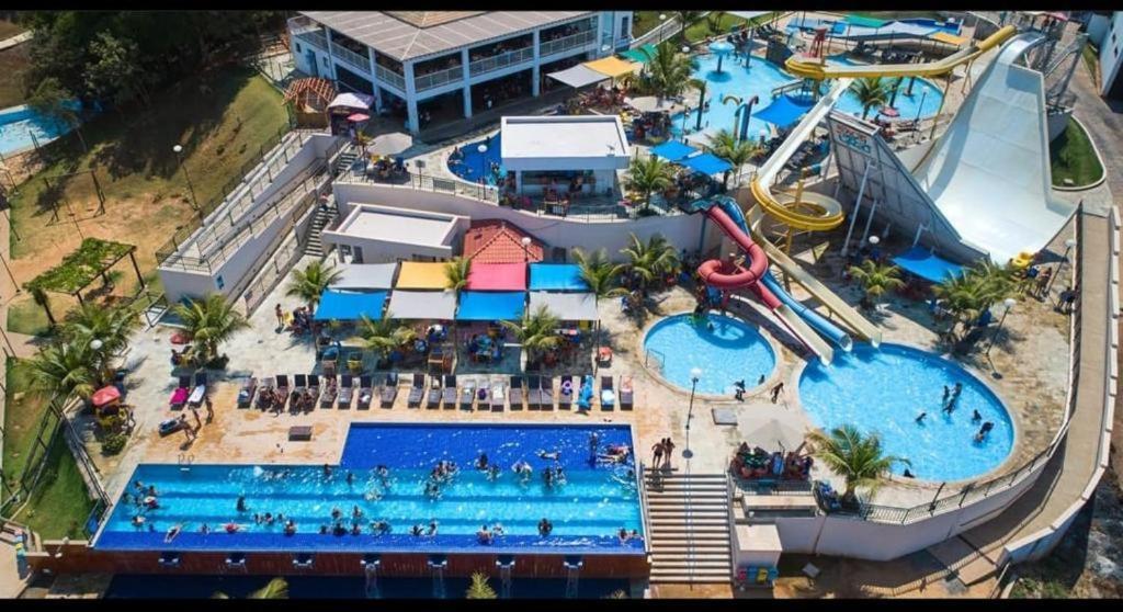 Apto Resort Do Lago Ate 8 Pessoas - Valor Promocional Caldas Novas Ngoại thất bức ảnh