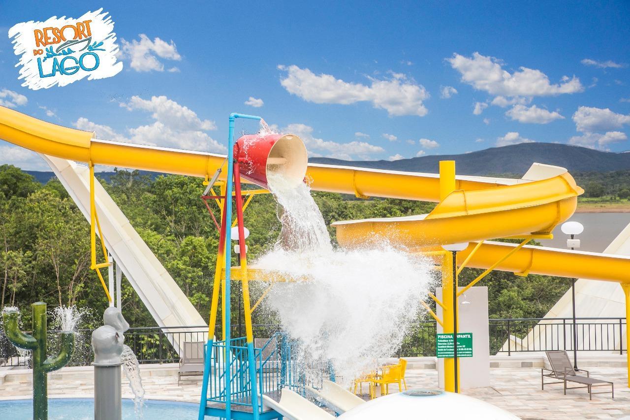 Apto Resort Do Lago Ate 8 Pessoas - Valor Promocional Caldas Novas Ngoại thất bức ảnh