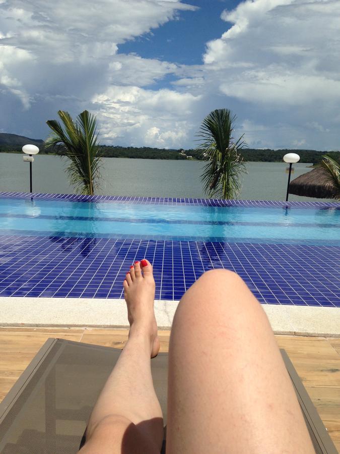 Apto Resort Do Lago Ate 8 Pessoas - Valor Promocional Caldas Novas Ngoại thất bức ảnh