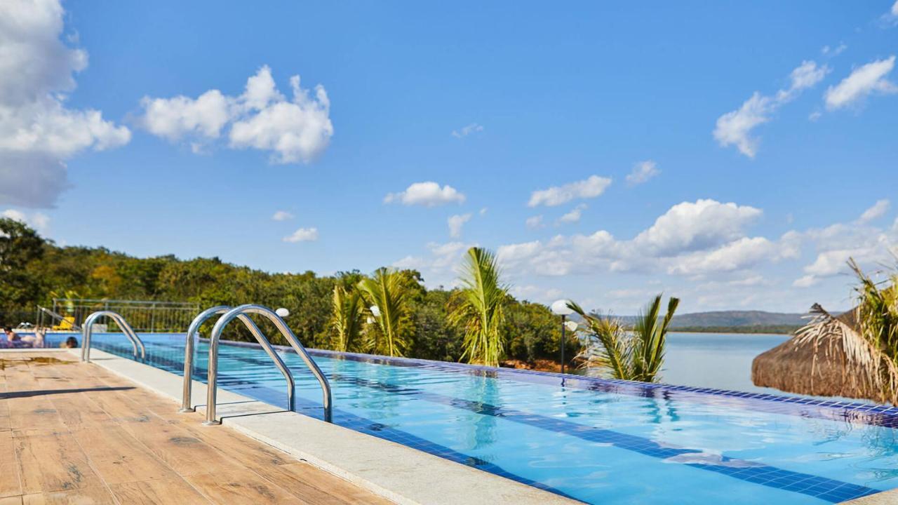 Apto Resort Do Lago Ate 8 Pessoas - Valor Promocional Caldas Novas Ngoại thất bức ảnh