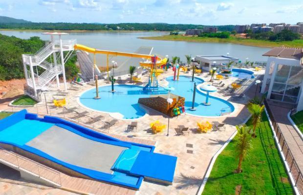 Apto Resort Do Lago Ate 8 Pessoas - Valor Promocional Caldas Novas Ngoại thất bức ảnh